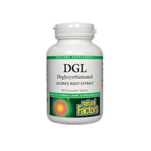 Natural Factors Deglycyrrhizinated Licorice Root, 90 Chewable Tablets - $13.27