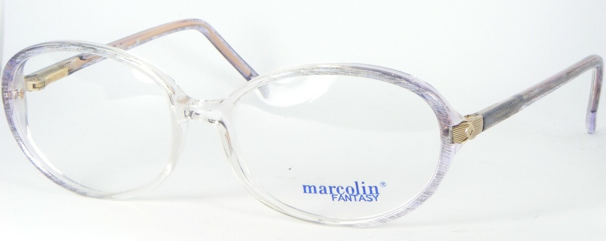 NEW Marcolin FANTASY 1218 713 CLEAR GRADIENT VIOLET EYEGLASSES FRAME 56-... - $66.32