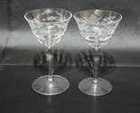 Vintage Libbey Glass GLENMORE 5¼&quot; Liqueur Cocktail Glass - Pair Of 2 - N... - $22.56