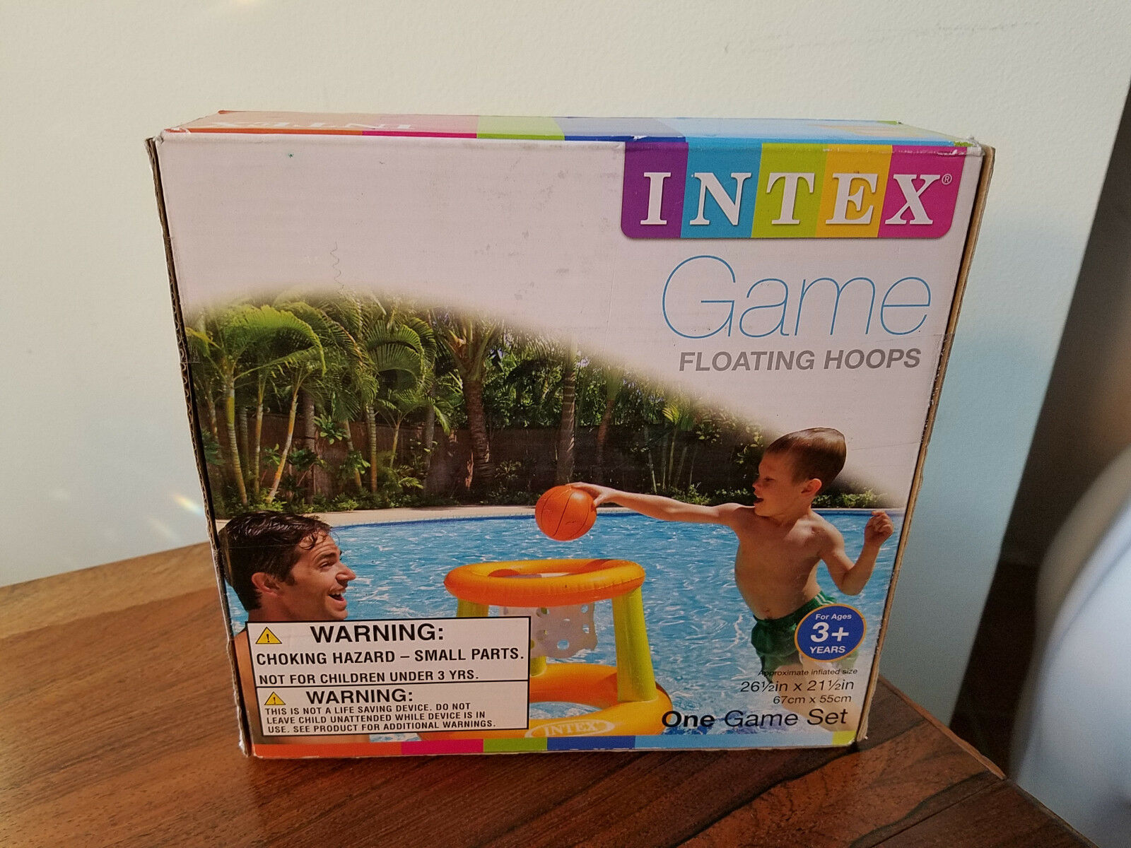 Primary image for Intex Floating Hoops Swimming Pool Basketball Game Family Kids Play Fun (NEW)