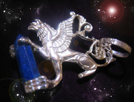 Haunted Wand Necklace You Are Legendary Golden Royal Collection Ooak Magick - £223.40 GBP