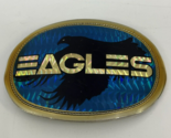 The Eagles Band Belt Buckle Holographic 1977 vintage Pacifica mfg rock m... - $63.91