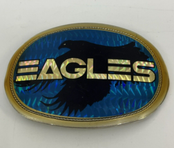 The Eagles Band Belt Buckle Holographic 1977 vintage Pacifica mfg rock music pop - £50.20 GBP