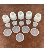 Tupperware Jell-ette Cups Jell-O Dessert Molds Cups Lid Vintage Food Sto... - $32.42 CAD