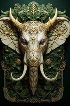Elephant head Diamond Painting Kits 5D Diamond Art Kits for Adults DIY Gift - £11.57 GBP+