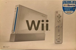 Nintendo Wii White Console RVL-001 Complete W/ Box, Microphone &amp; 7 Games - $194.99