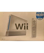 Nintendo Wii White Console RVL-001 Complete W/ Box, Microphone &amp; 7 Games - £153.38 GBP