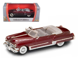 1949 Cadillac Coupe DeVille Convertible Burgundy Metallic 1/43 Diecast C... - $27.42