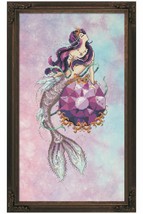 Chart N Embellishment Sp Threads Mermaid Treasures Amethyst By Bella Filipin - £36.40 GBP