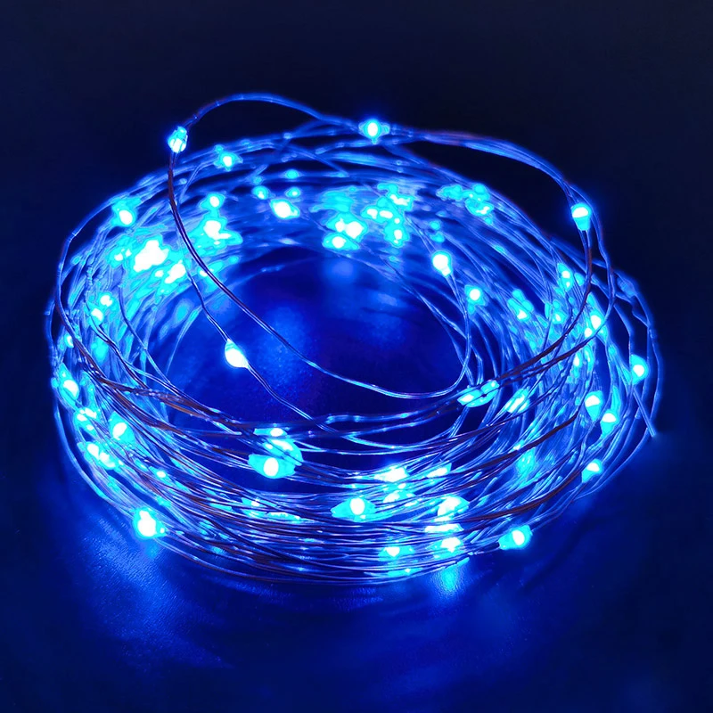 100 Led String Lights USB Fairy Light Gar for Indoor Decor Christmas Wedding Bir - £124.49 GBP