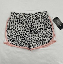 Ideology Little Girls 6X Leopard Gray Print Elastic Waist Active Wear Shorts NWT - £8.70 GBP