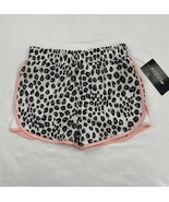 Ideology Little Girls 6X Leopard Gray Print Elastic Waist Active Wear Sh... - £8.59 GBP