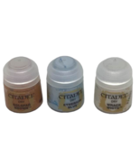 Citadel Colour Paint DRY Wrack White Etherium Blue Golgfag Brown Lot 3 NEW - €18,93 EUR