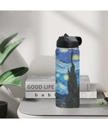 Starry Night Van Gogh Water Insulated Bottles With Straw Lid (18 OZ) - $36.76 CAD