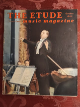 Rare ETUDE Magazine October 1945 Eugene Ormandy Australia Nan Merriman - £16.99 GBP