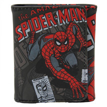 The Amazing Spider-Man Wall Climb Trifold Wallet Multi-Color - £20.01 GBP