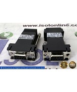 711579 Rev A RJ45 to DB9 Serial Adapter Serial Interface Converter Lot of 2 - $399.00