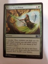 MTG Magic The Gathering Card Nissa&#39;s Expedition Sorcery Green M15 2015 Core Set - $7.67