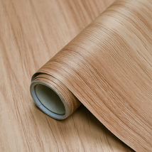 Wood Contact Paper Wood Wallpaper Peel and Stick Wallpaper Light Wood Gr... - £10.03 GBP