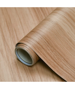 Wood Contact Paper Wood Wallpaper Peel and Stick Wallpaper Light Wood Gr... - £10.23 GBP