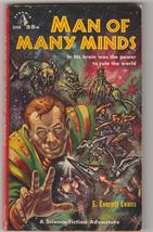 Man of Many Minds by E. Everett Evans 1959 1st pb printing science fiction - £9.43 GBP