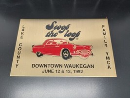 Scoop The Loop Downtown Waukegan Lake County Family YMCA Business Card - £16.31 GBP