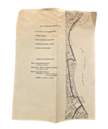 Corpus Christi Bay Map to Sheratons Beach Club 1970s Ephemera Frameable Art - $35.69