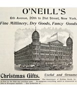O&#39;Neill&#39;s Import Export Store 1894 Advertisement Victorian NY Christmas ... - $27.57 CAD