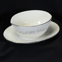 Noritake Marquis Gravy Boat with attached underplate - $25.47