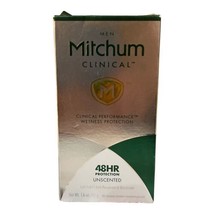 Mitchum Men Clinical Unscented Soft Solid Antiperspirant Deodorant 1.6 oz. New - £22.90 GBP