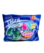 Colombina-Tiger Easter Blueberry/Cherry/Watermelon 22 Lollipops. 7oz See... - $275.74 MXN