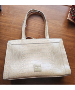 Hand Bag Purse Liz Claiborne  alligator print Brown Medium size - $17.81