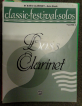 Classic Festival Solos, Vol. 2 B-Flat Bass Clarinet by Jack Lamb Song Book - £2.34 GBP