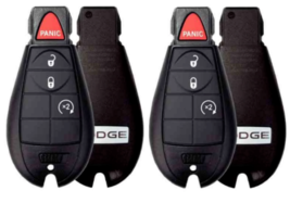 2 NEW Dodge Durango Ram Caravan 2008-2020 3B RS Fobik Remote Key IYZC01C A+++ - £33.04 GBP