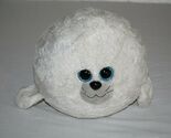 Ty Beanie Boos Seymour Seal Large 15" White Plush Big Blue Eyes Soft Toy... - $47.45