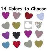 Confetti Heart 1/4" - 14 Colors to Choose 14 gms tabletop confetti bag FREE SHIP - £3.12 GBP - £22.69 GBP