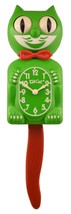 Kit-Cat Klock Classic Green Red Tie and Tail Clock - $1,771.69 MXN