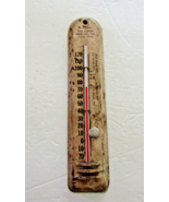 Vintage OAKES MFG. CO TIPTON INDIANA Brooding Metal Thermometer  4 1/2&quot; ... - $15.00