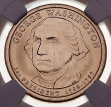 2007 George Washington $1 Missing Edge Lettering Graded by NGC as MS-65 Error - £59.20 GBP