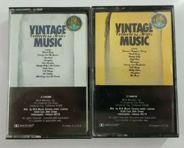 Vintage Music Collectors Series Volume 1 Volume 2 Cassette Tapes 1986 MCA - £14.90 GBP