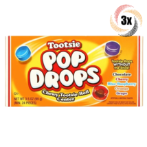 3x Packs | Tootsie Assorted Flavor Pop Drops Chewy Tootsie Roll Center |... - £10.31 GBP