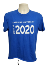 American University Class of 2020 Adult Medium Blue TShirt - £11.86 GBP