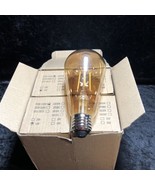 4 PCS 40-Watt Equivalent ST19G Dimmable Vintage Glass Edison LED Light Bulb - $12.86