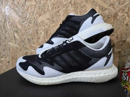 Adidas Y-3 Rhisu Run Shoes Us 5 Uk 4.5 Eu 37.5 Cm 23 Black White FX7261 - £77.64 GBP
