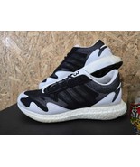 ADIDAS Y-3 Rhisu Run Shoes US 5 UK 4.5 EU 37.5 CM 23 Black White FX7261 - £77.72 GBP