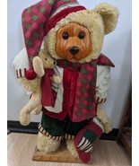 Vintage Dan Dee Collector&#39;s Choice Christmas Bear 31&quot; Promotional Store ... - $407.48 CAD