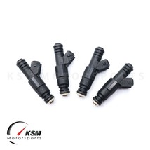 4 x 80lb 850cc EV1 Fuel Injectors For Ford BMW VW Audi 1.8T Turbo 2.3L FIT bosch - £141.23 GBP