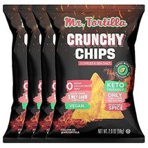 Mr. Tortilla&#39;s Crunchy Chips - Keto-Friendly Vegan Snack Chips - 3 Net C... - $49.49