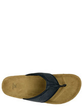 George Men's Faux Leather Flip Flop Sandal Black in color - $18.80+