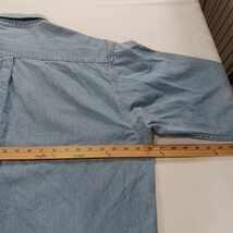 Port Authority CACTUS RN#90836 Original Denim Shirt Men's XL Blue Button-Down image 6